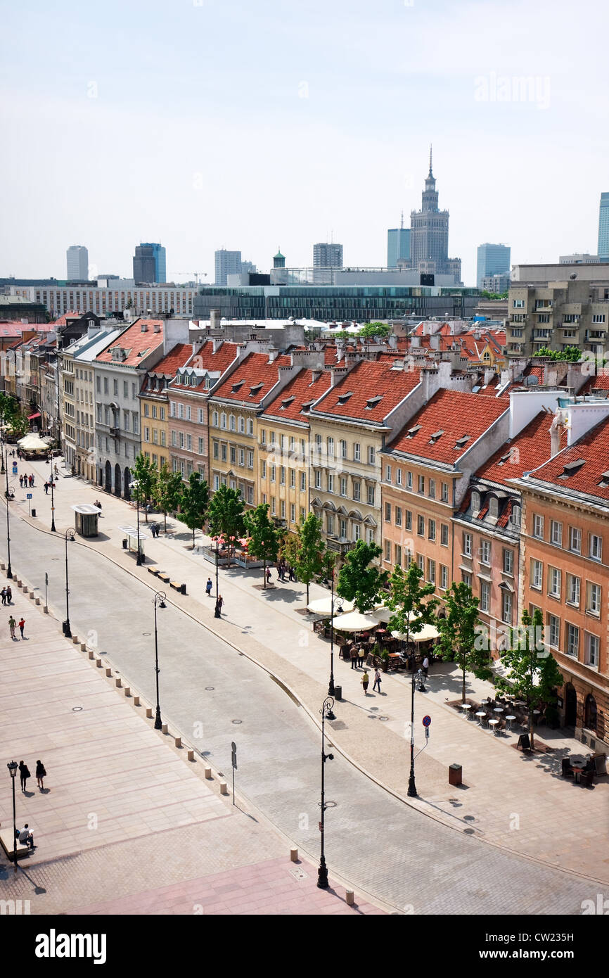 Warsaw - capital city of Poland Stock Photo