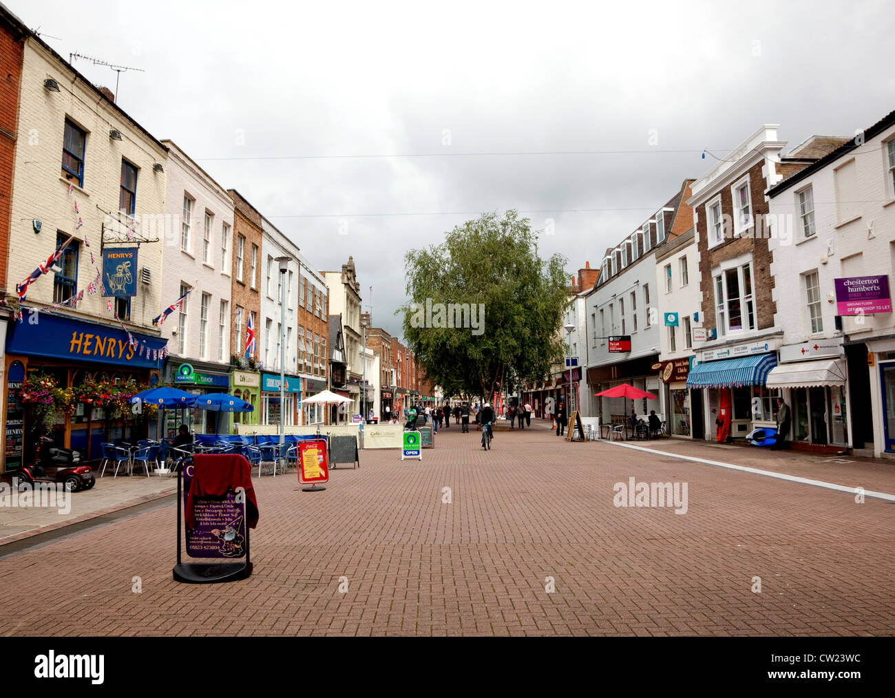 High Street, Taunton, Somerset. England Stock Photo