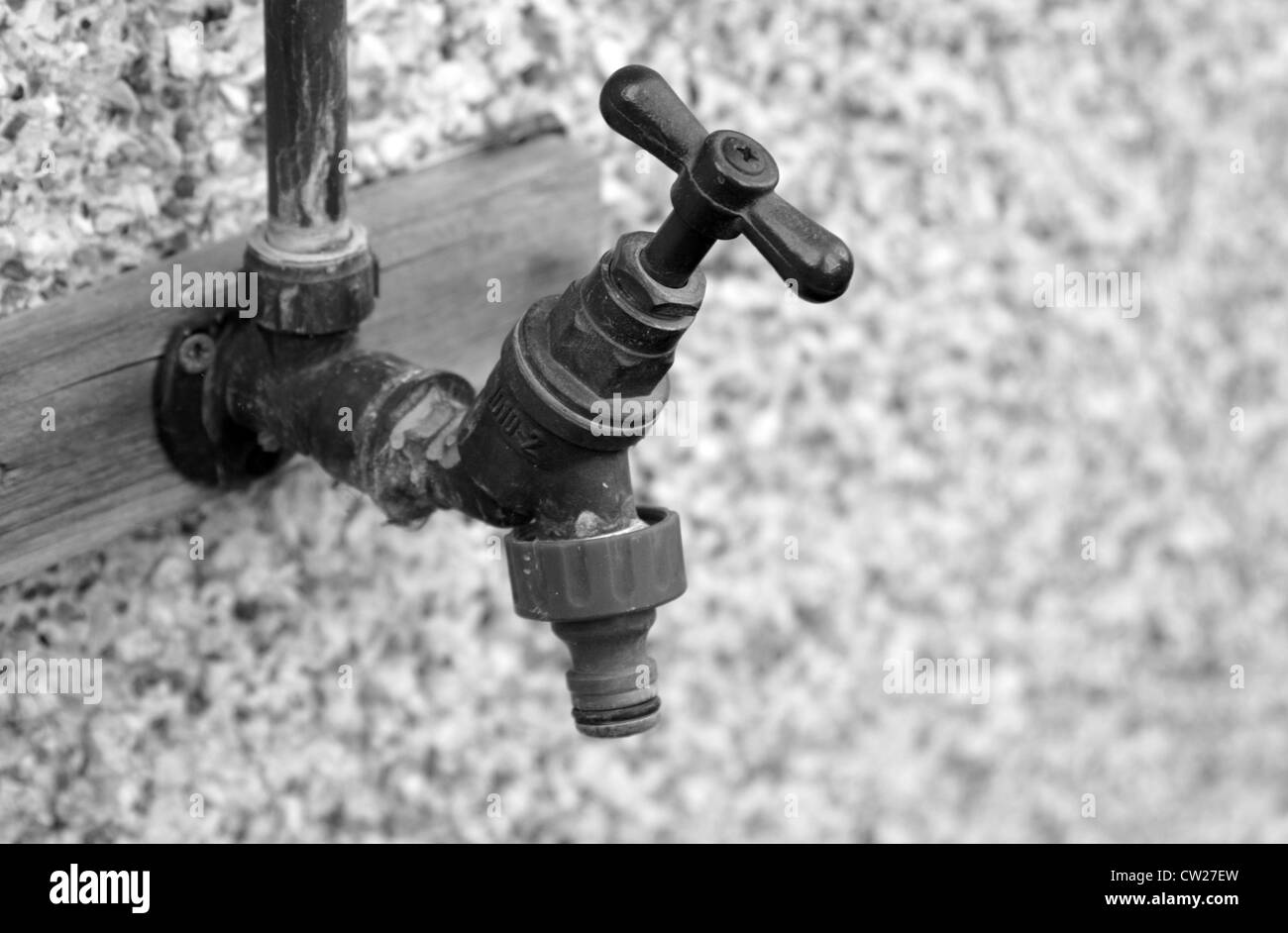 Wall mounted garden tap hi-res stock photography and images - Alamy