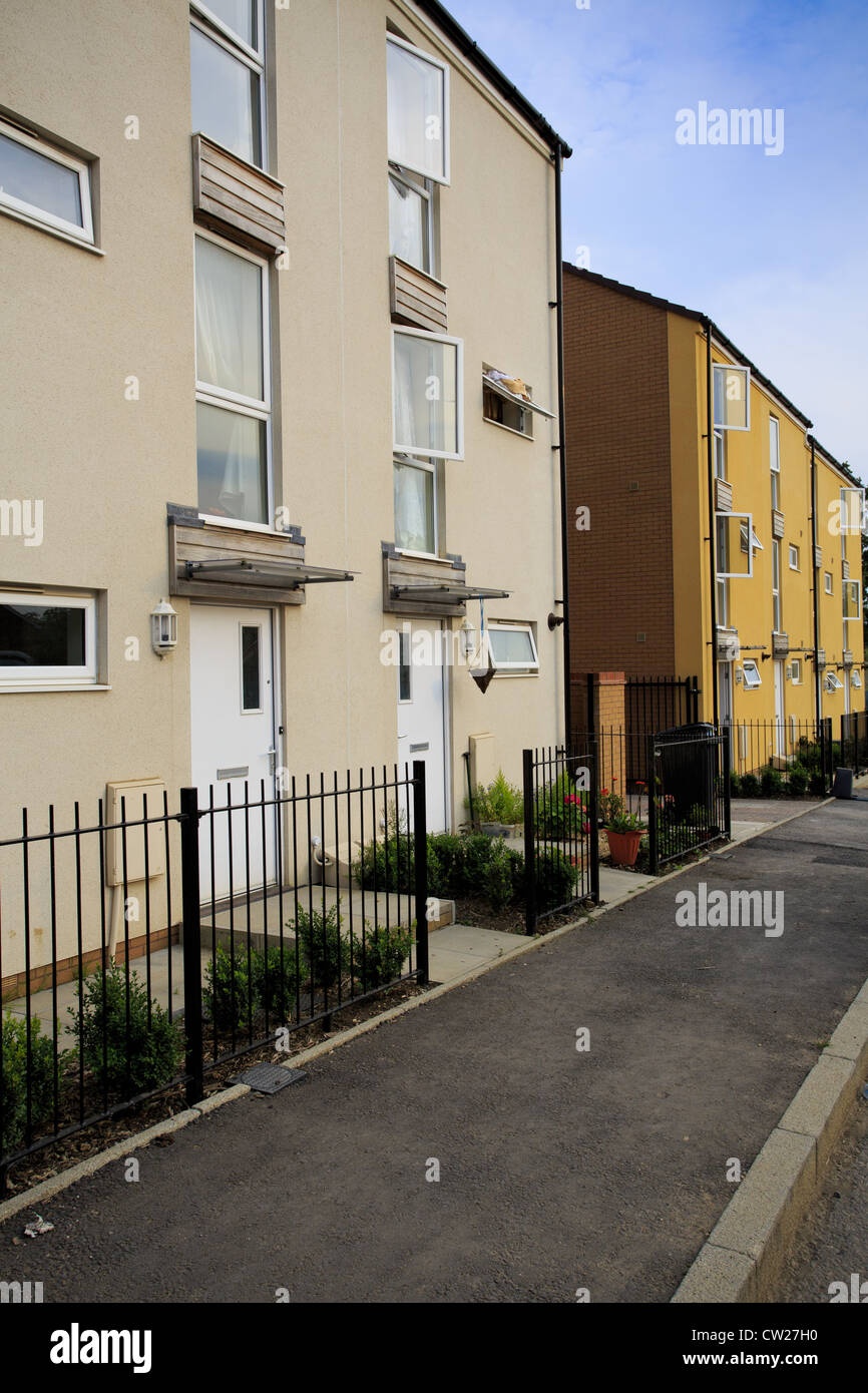 New social housing in Bristol, UK Stock Photo