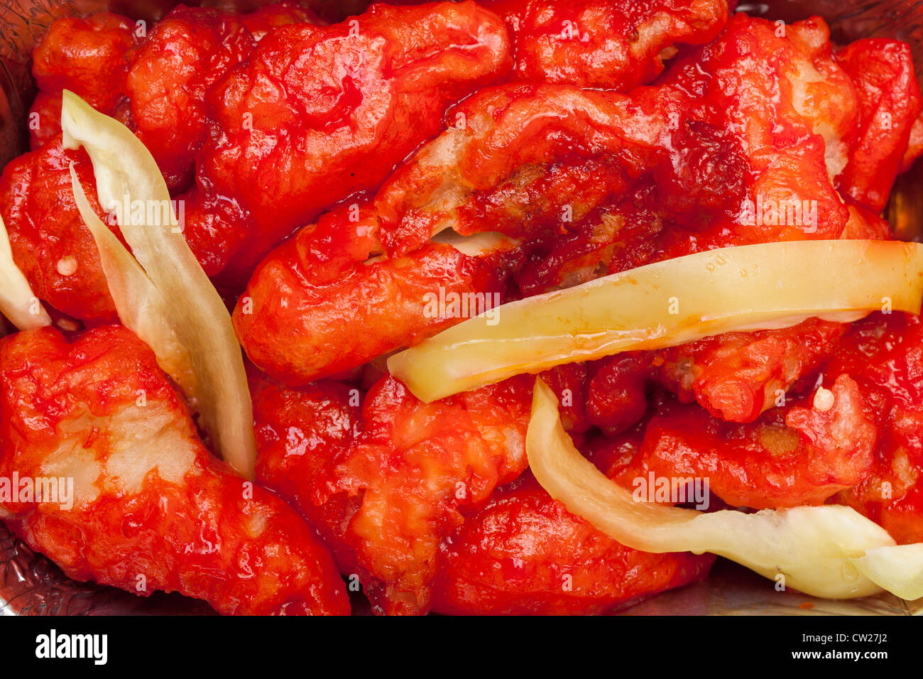 Chicken with Sweet and Sour Sauce. Chinese food Stock Photo Alamy