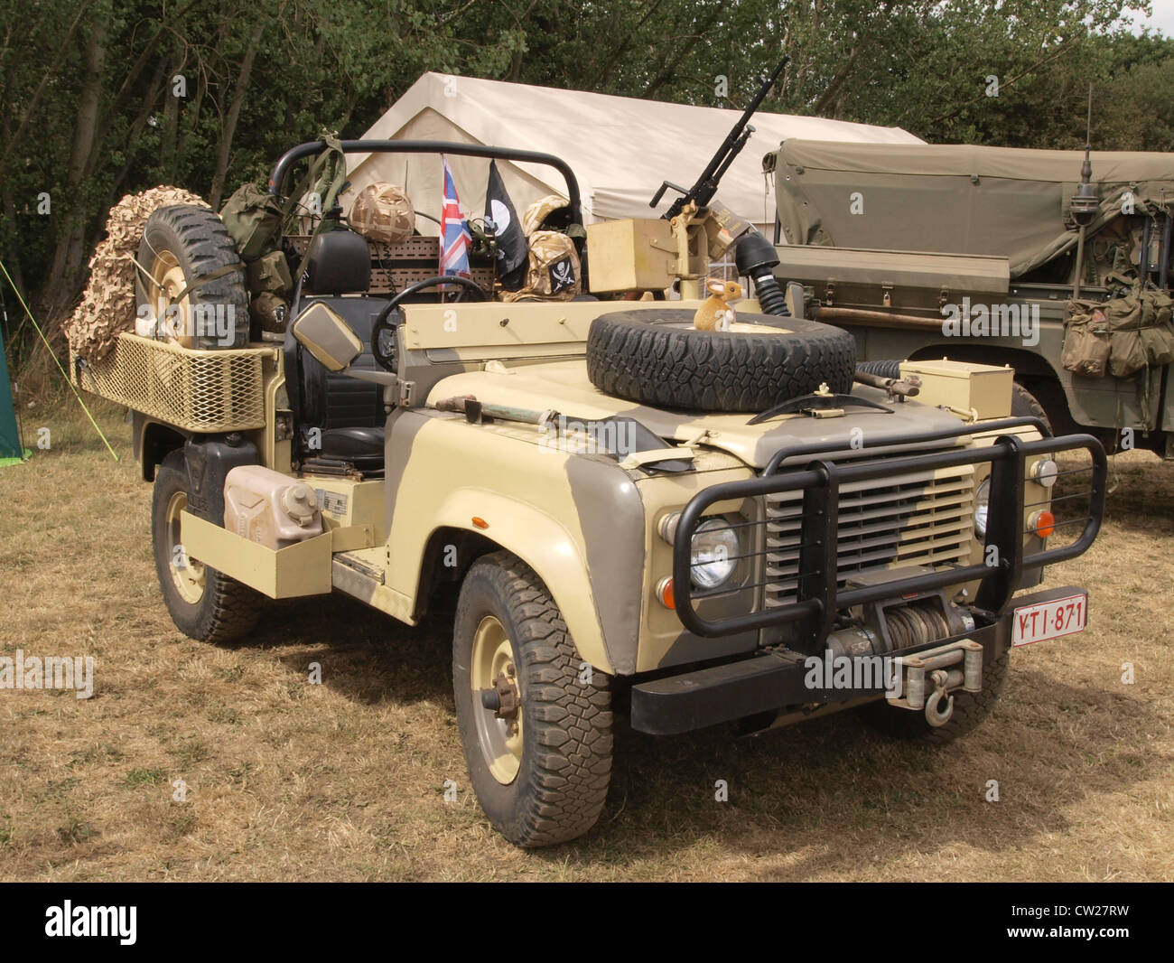 The Land Rover is a versatile military vehicle used for various ...