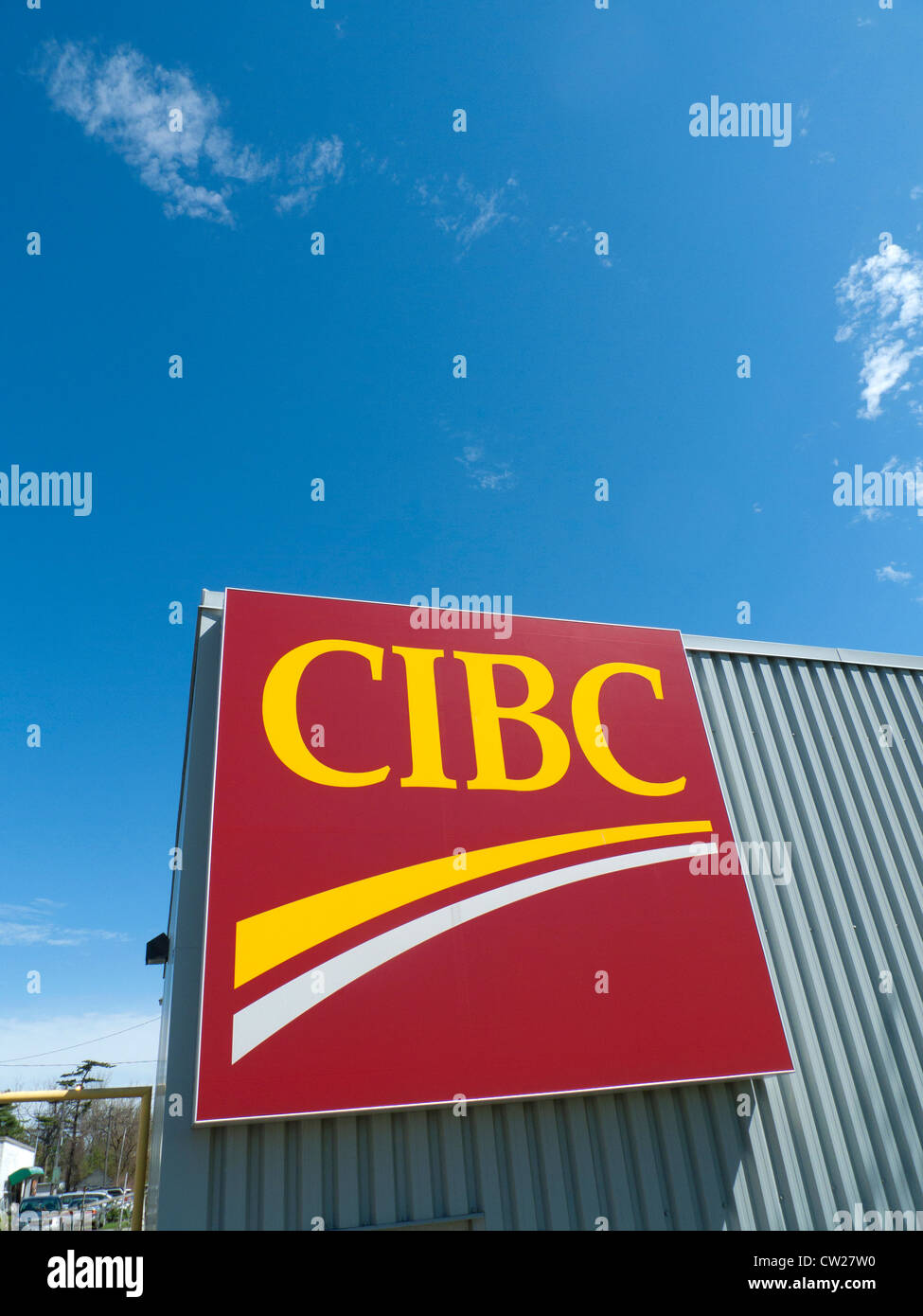 The exterior of CIBC bank Fort Erie Ontario Canada Stock Photo