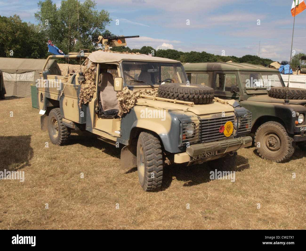The Land Rover military version is designed for rugged terrains, used ...