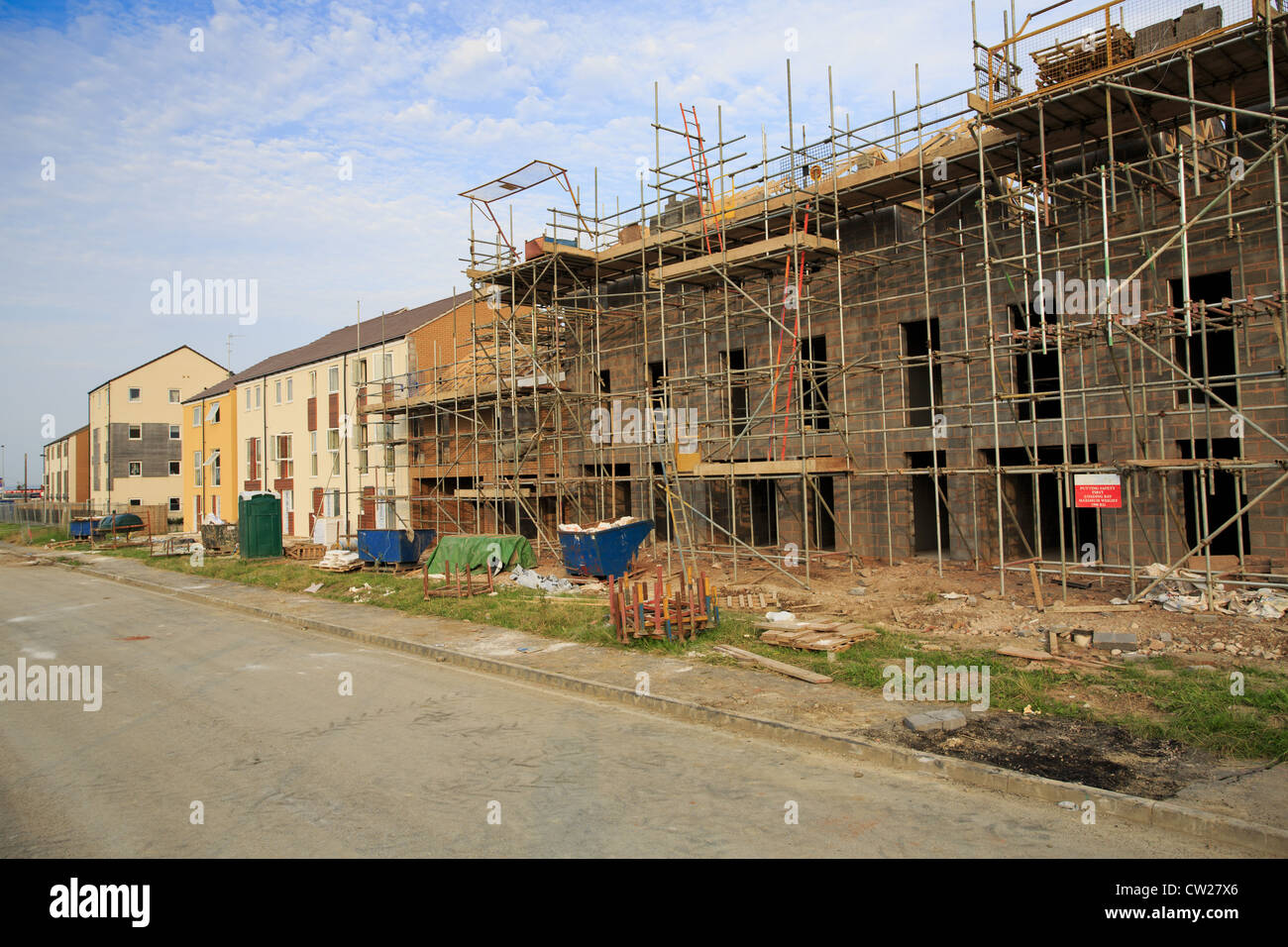 Building of new housing estate in Bristol, UK Stock Photo Alamy