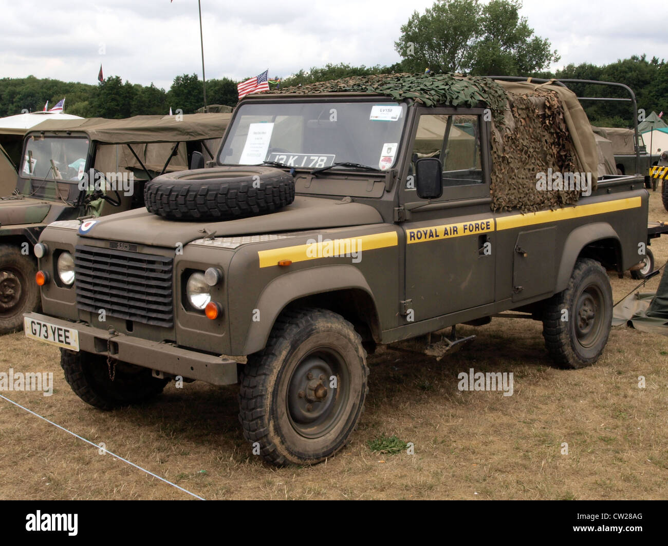 Land rover of the raf hi-res stock photography and images - Alamy