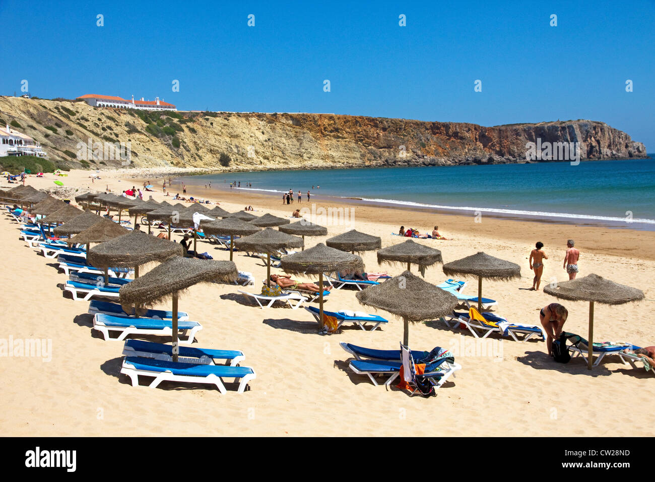 Praia da Mareta (beach), Sagres, Algarve, Portugal Stock Photo