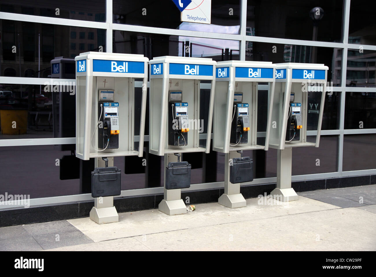 Bell Public Phones Stock Photo Alamy