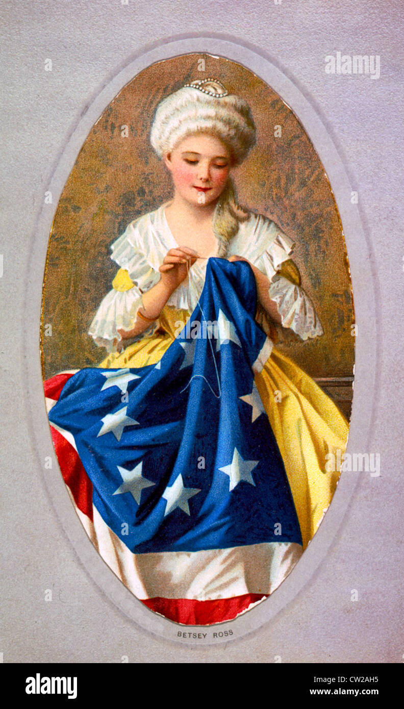American Flag Embroidered Patch – Betsy Ross 1776 – Iron-On / Sew-On – USA Made By Athena Brands