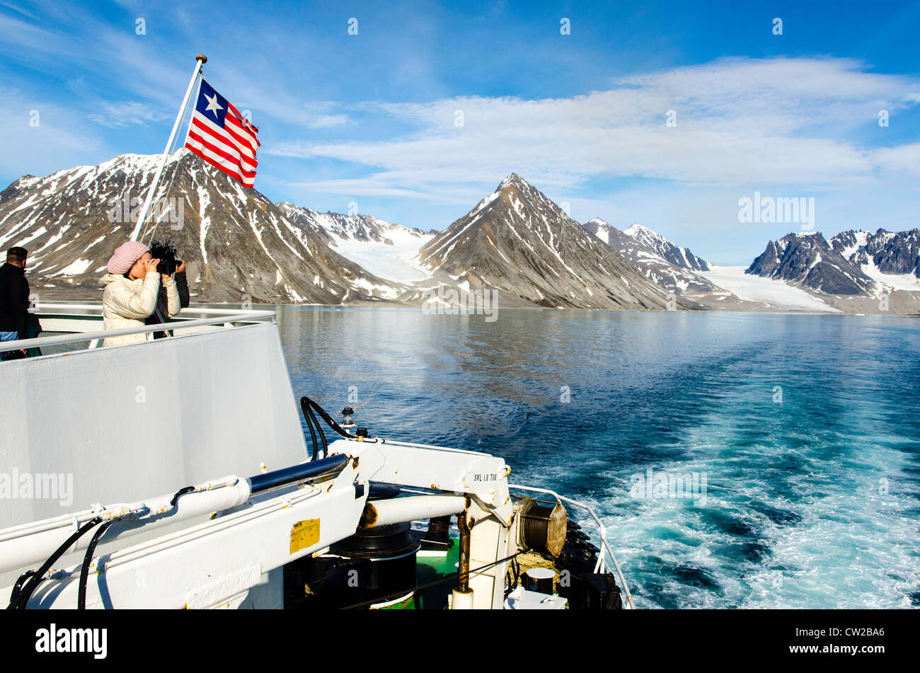 MS Expedition cruise Svalbard Norway Scandinavia Stock Photo