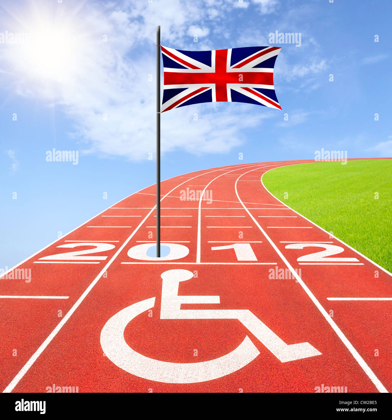 Summer Paralympics 2012 Stock Photo