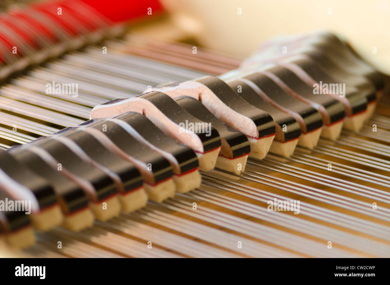 Piano hammers strings hi-res stock photography and images - Alamy