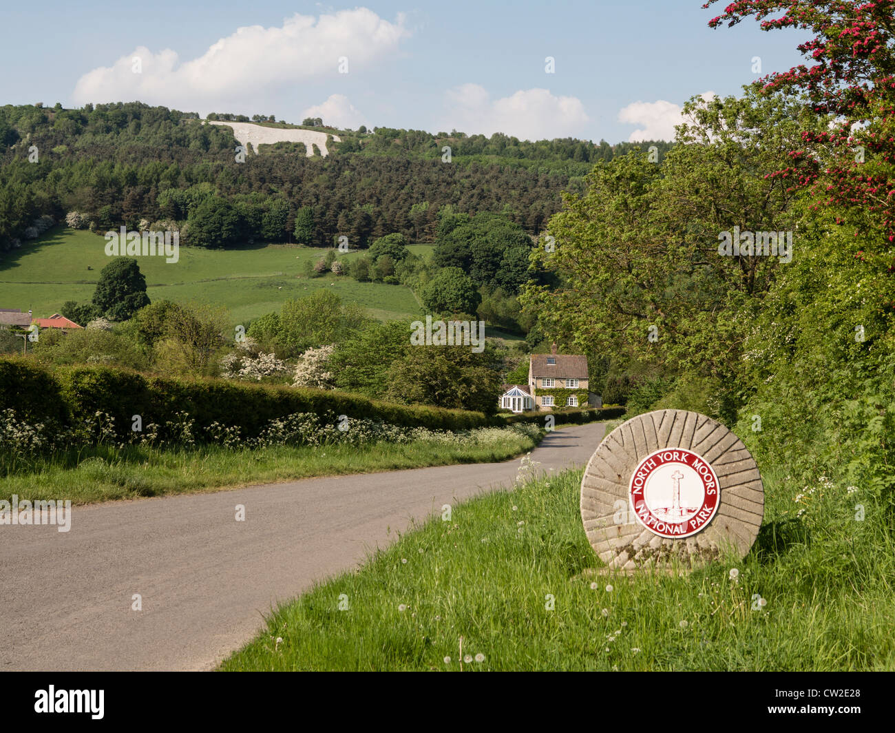 Kilburn north yorkshire uk white hires stock photography and images