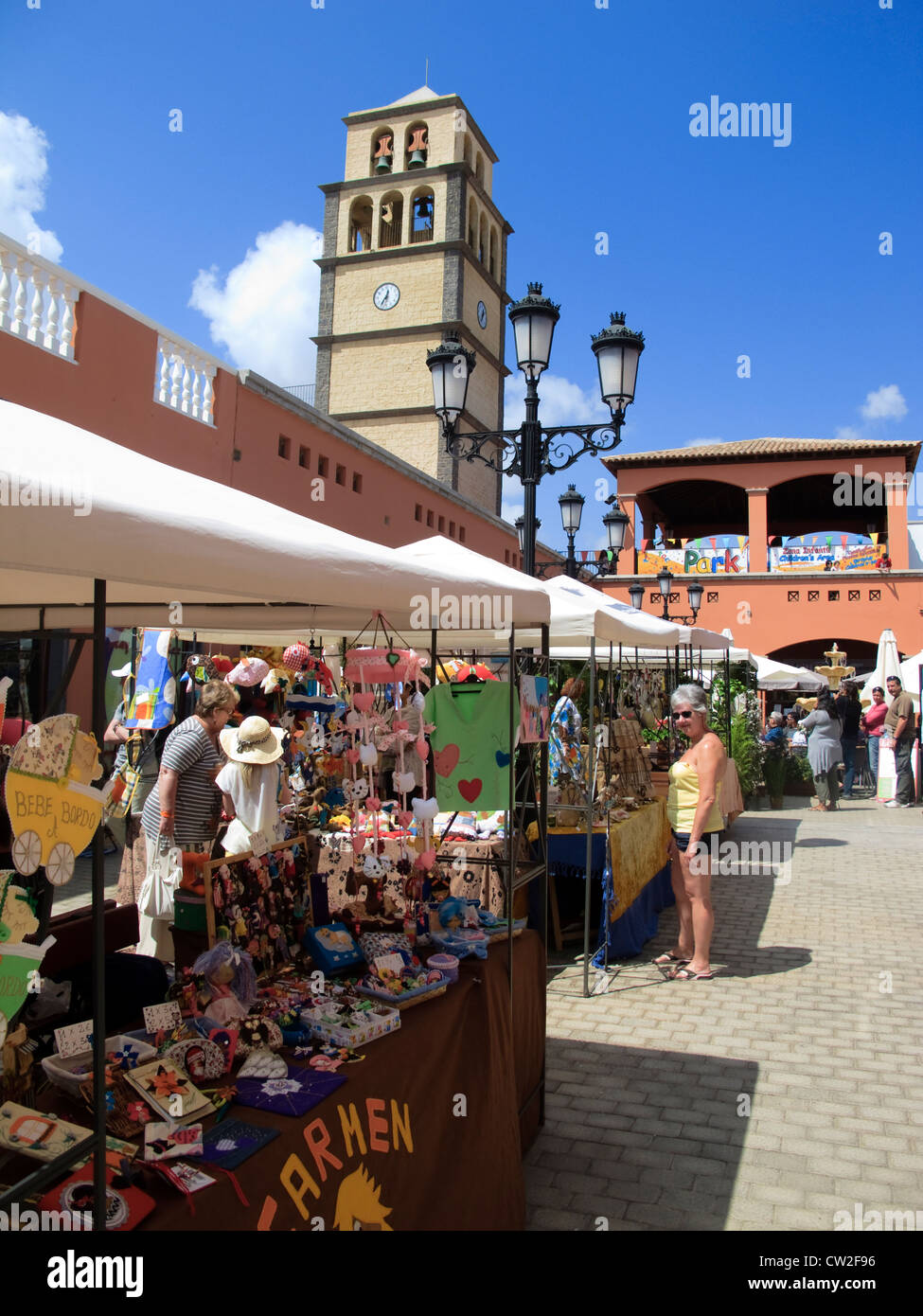 El Campanario Shopping Centre Corralejo La Oliva Fuerteventura Canary Islands Spain Stock Photo