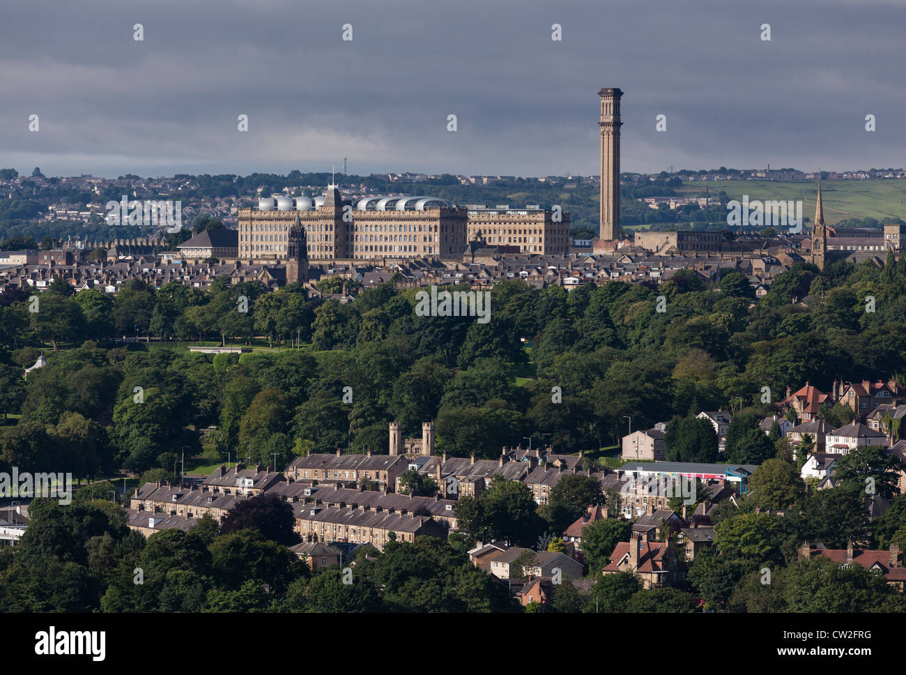 View of Bradford including Frizinghall and Listers Mill Stock Photo Alamy