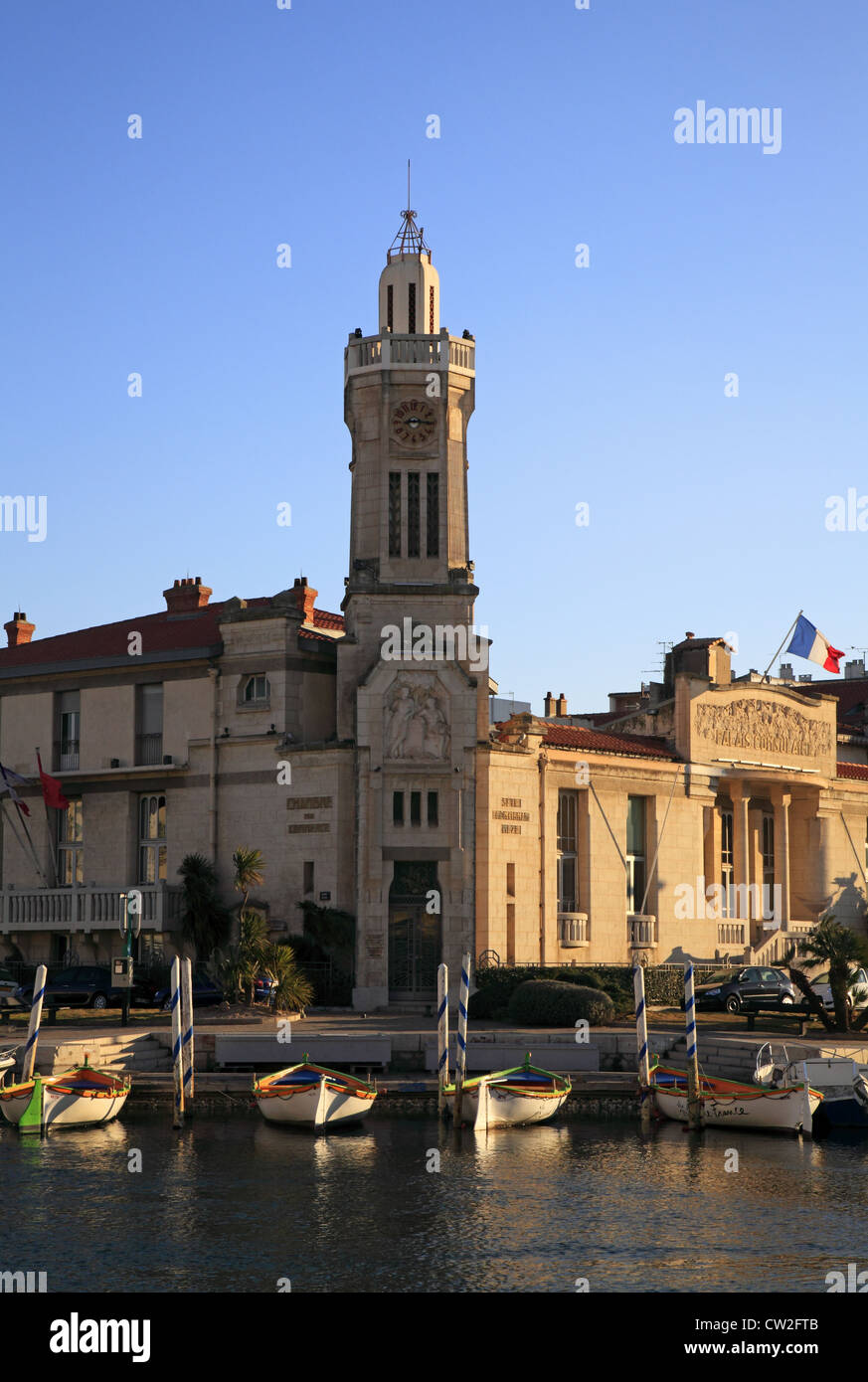 Consular Palace (Chamber of Commerce) in Sete, Languedoc Roussillon, France Stock Photo