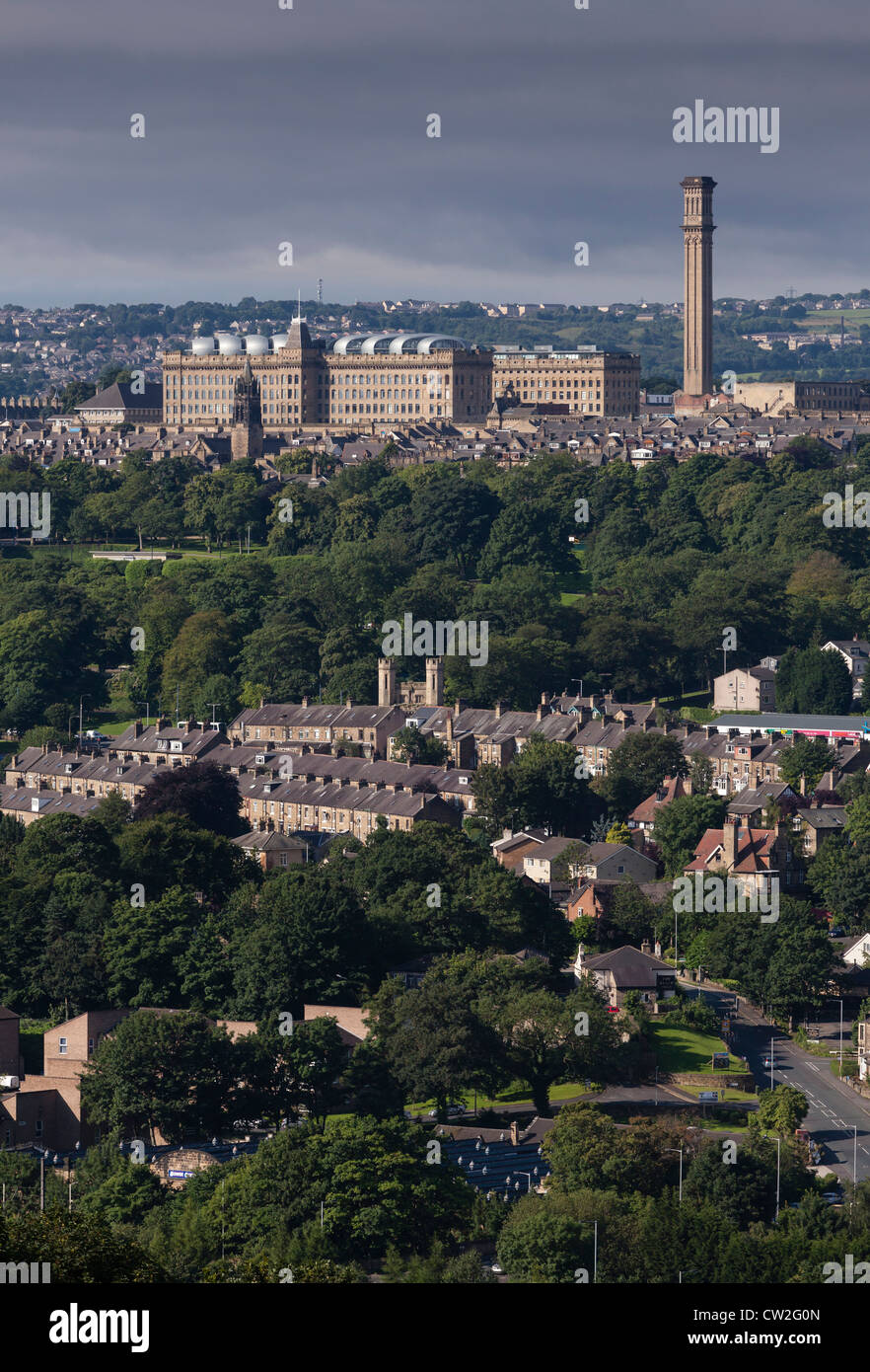 View of Bradford including Frizinghall and Listers Mill Stock Photo Alamy