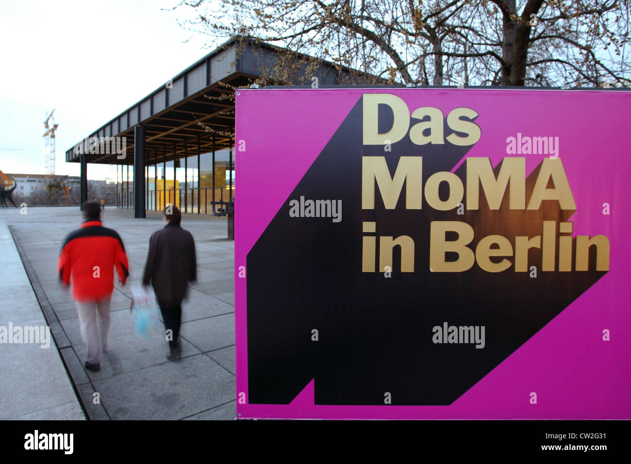 The Museum of Modern Art at the Neue Nationalgalerie in Berlin Stock Photo  - Alamy