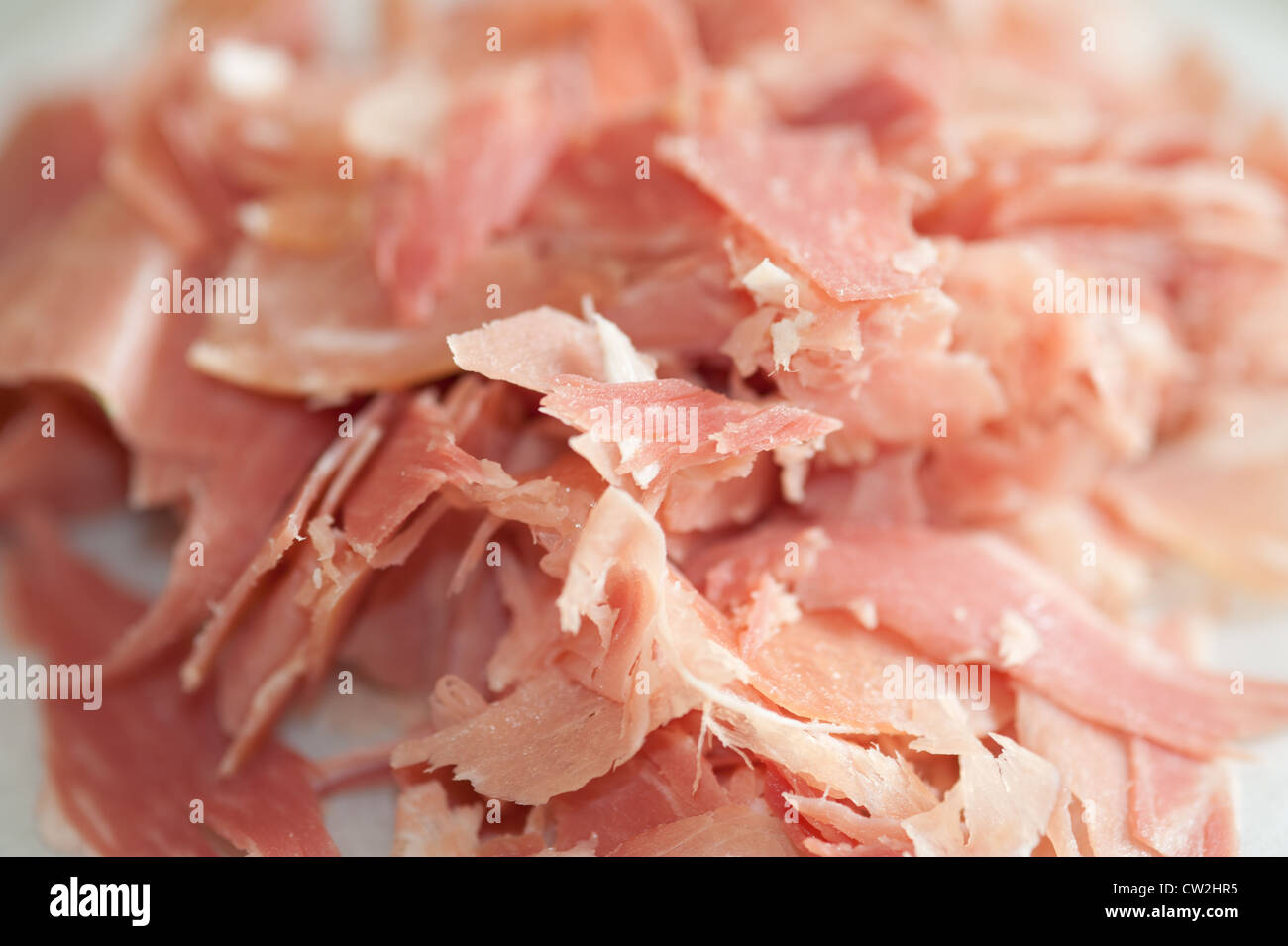 Sliced ham  Stock Photo