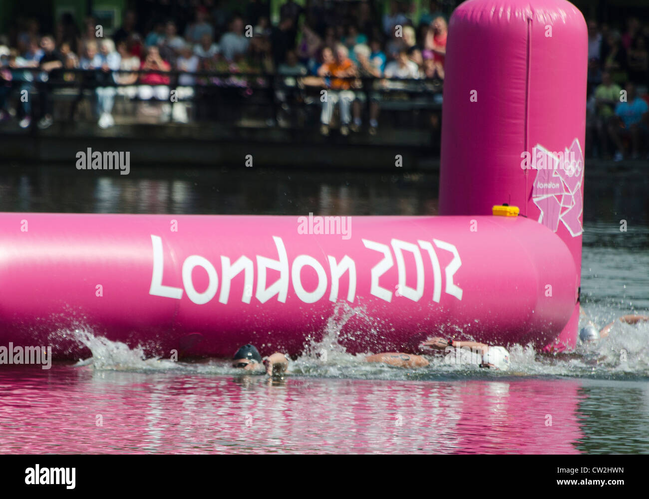 London uk endurance swimming event outdoor swimming in lake swimmers hi