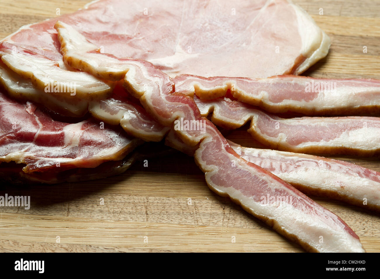 Ham and bacon Stock Photo