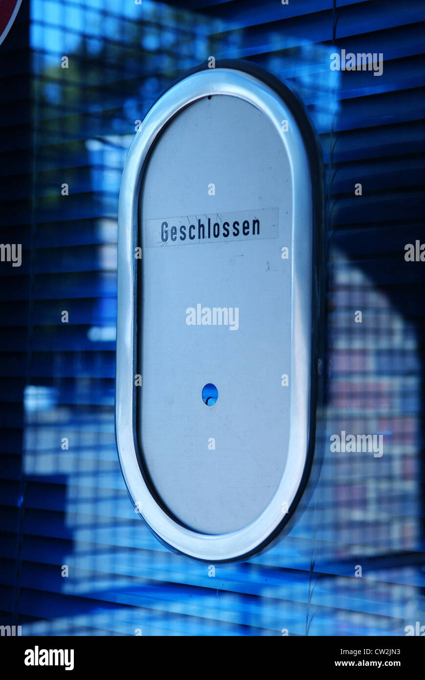 Berlin switch box with the inscription Closed Stock Photo Alamy