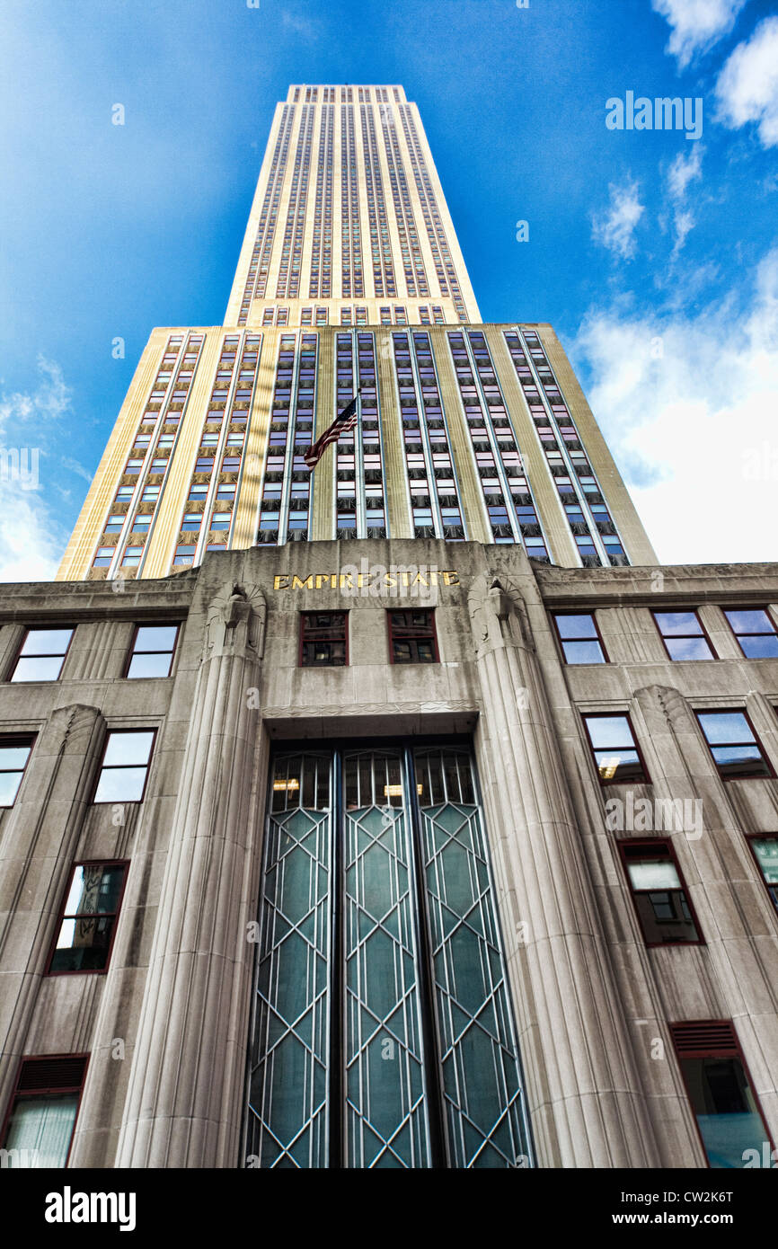 The Empire State Building, Manhattan Island, New York City, USA Stock ...