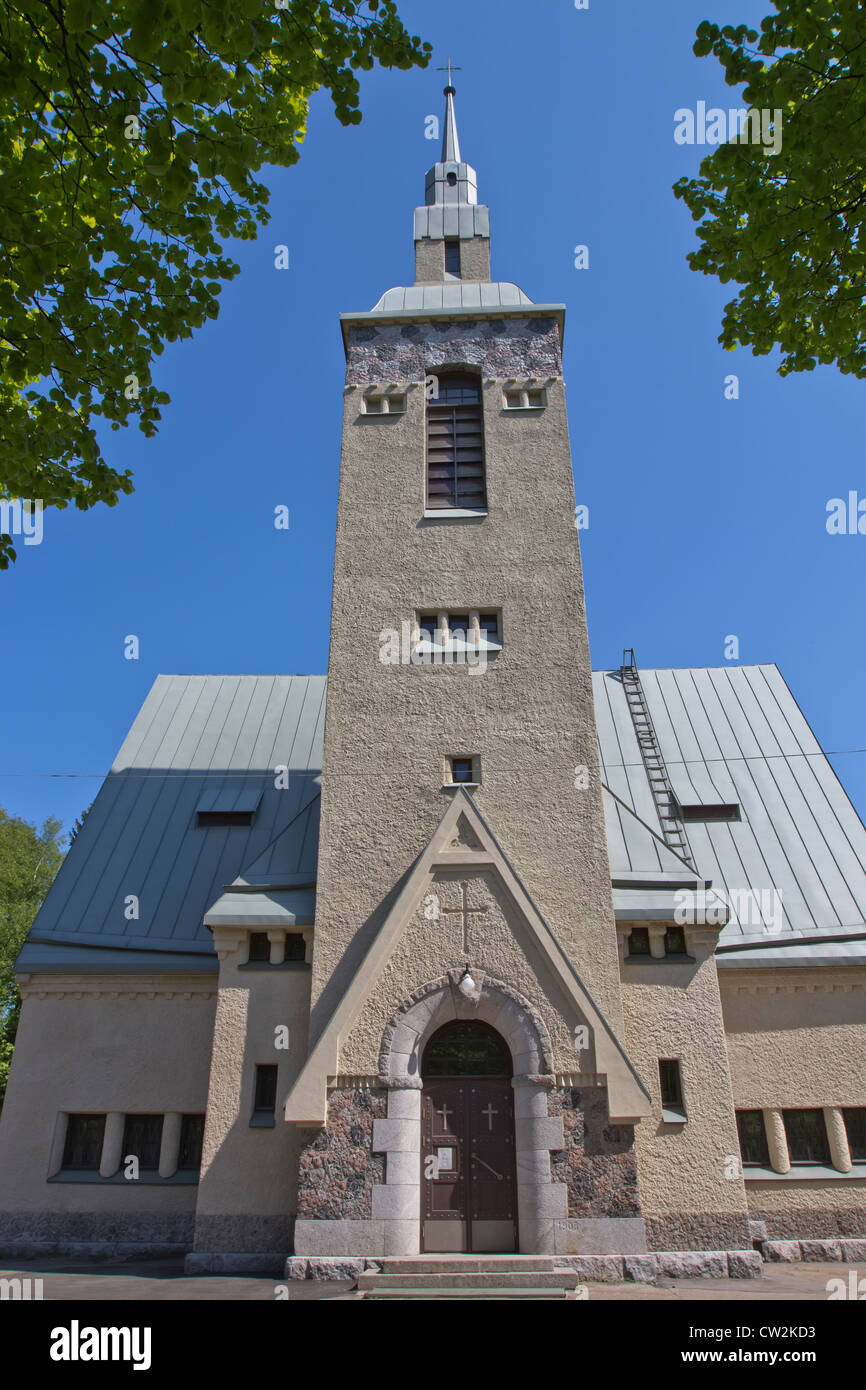 Lutheran Church in Zelenogorsk (Terijoki), St.Petersburg, Russia Stock Photo