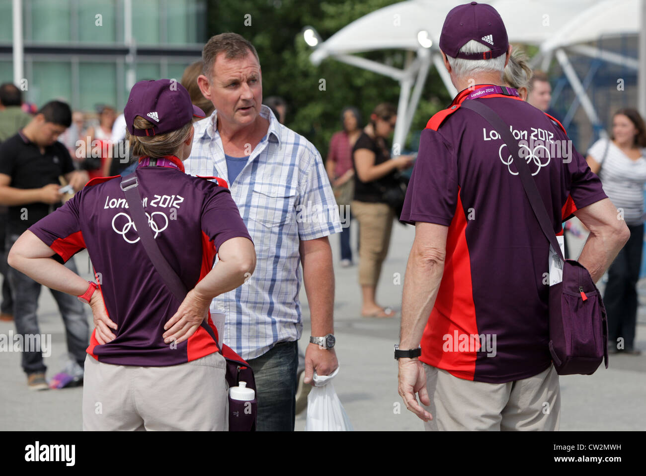 GAMES MAKERS AT THE LONDON 2012 OLYMPICS Stock Photo Alamy