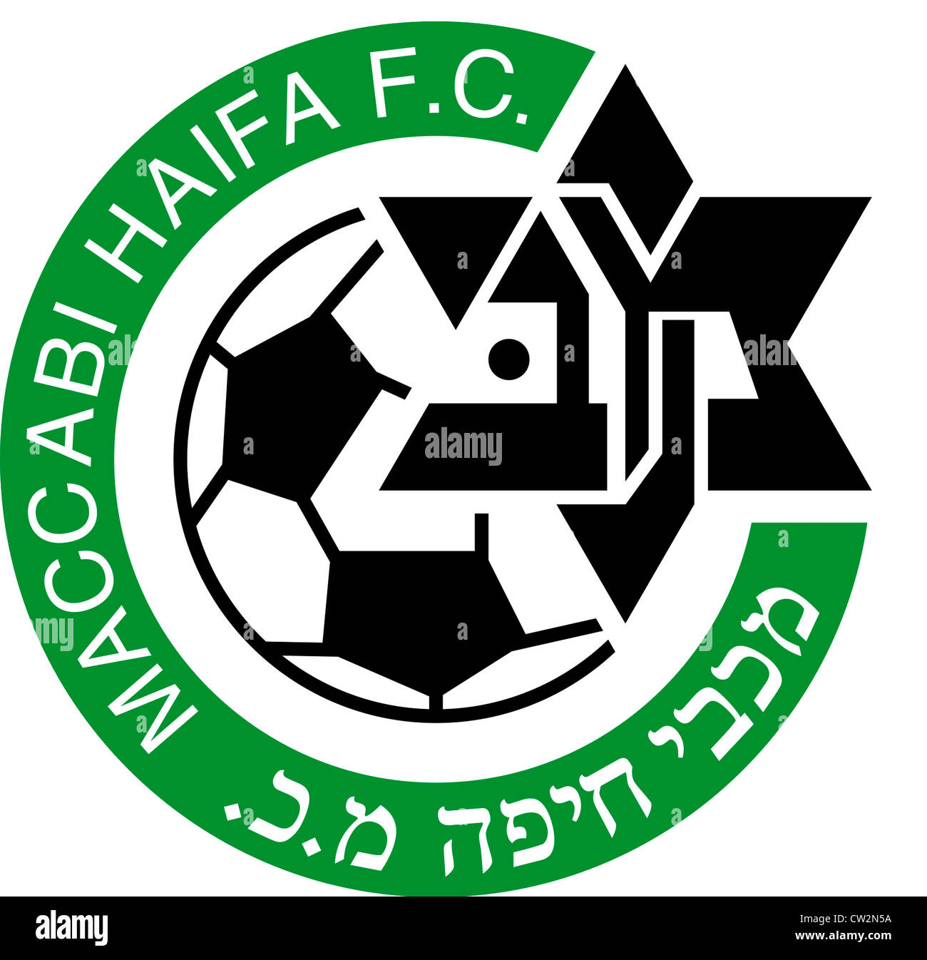 Logo of Israeli football club Maccabi Haifa  Stock Photo - Alamy