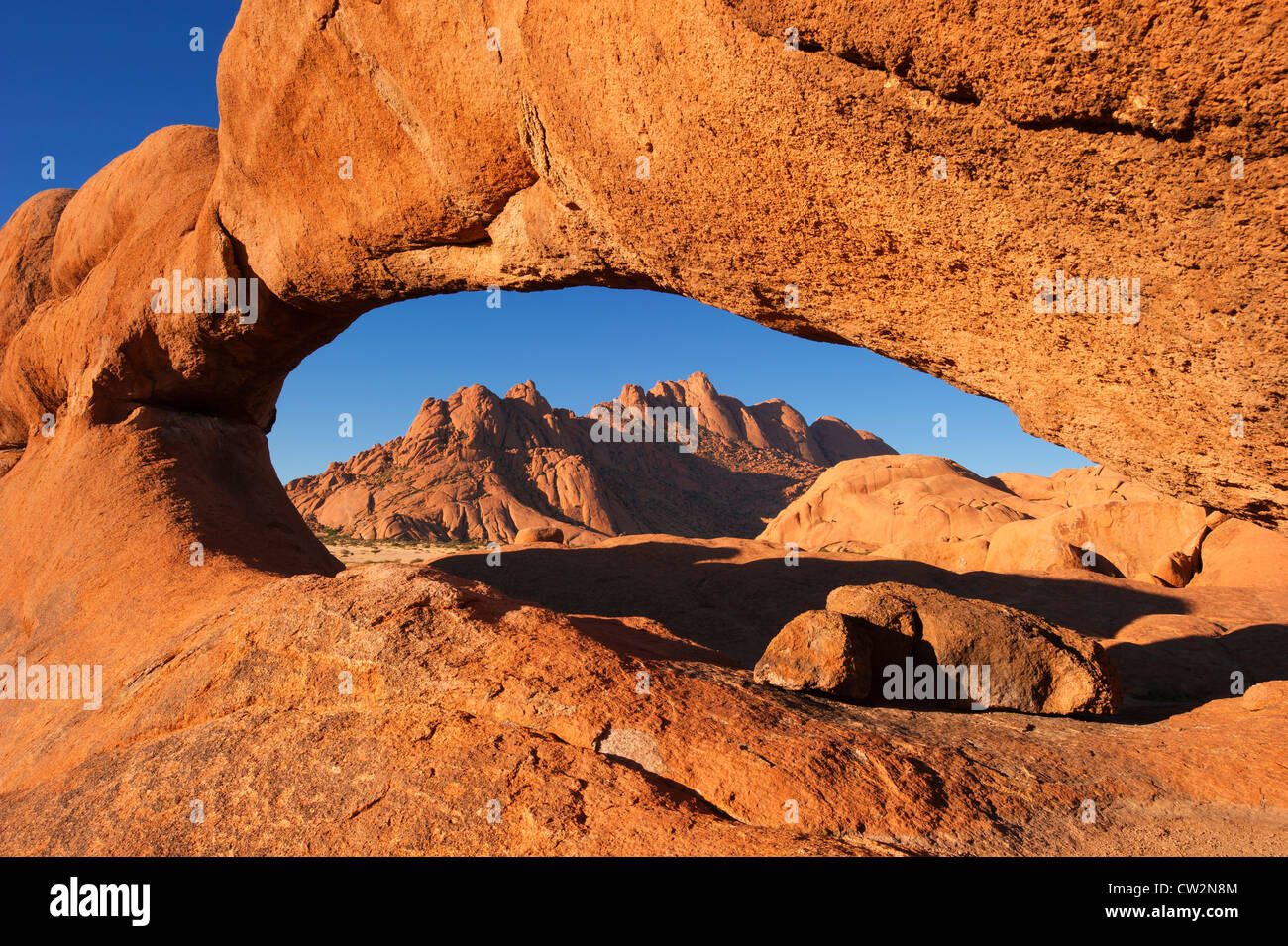 Spizkoppe rock formation.Namib Desert.Namibia Stock Photo