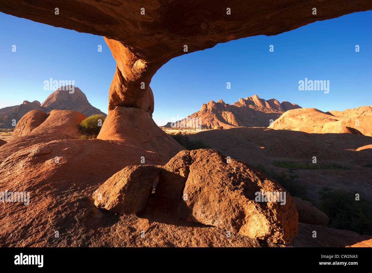 Spizkoppe rock formation.Namib Desert.Namibia Stock Photo