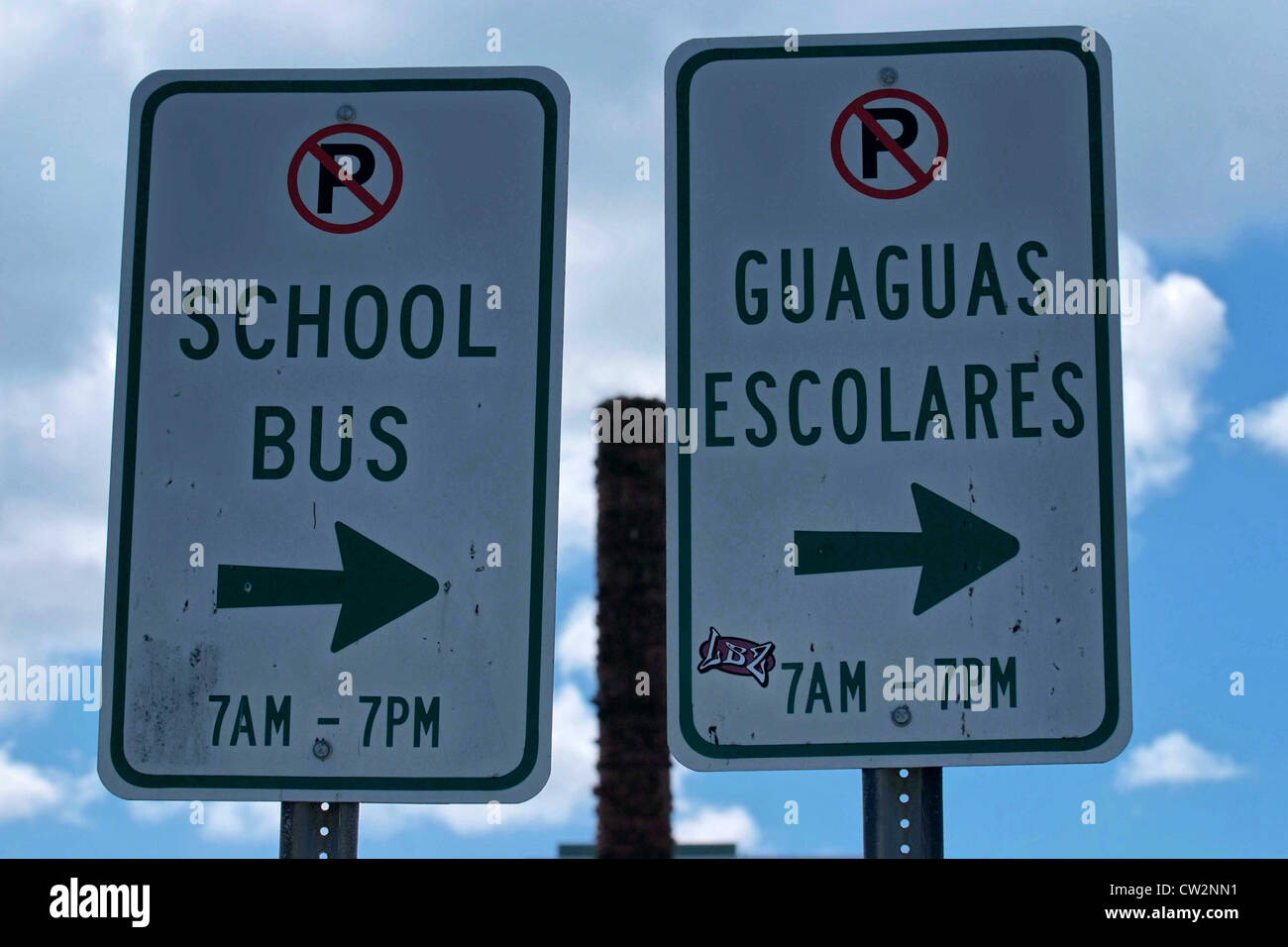 PUERTO RICO - SAN JUAN - The Old Town Bi lingual signs in Spanish and  English Stock Photo - Alamy