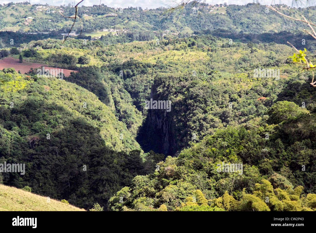 PUERTO RICO CORDILLERA CENTRAL SAN CRISTOBAL CANYON Stock Photo Alamy
