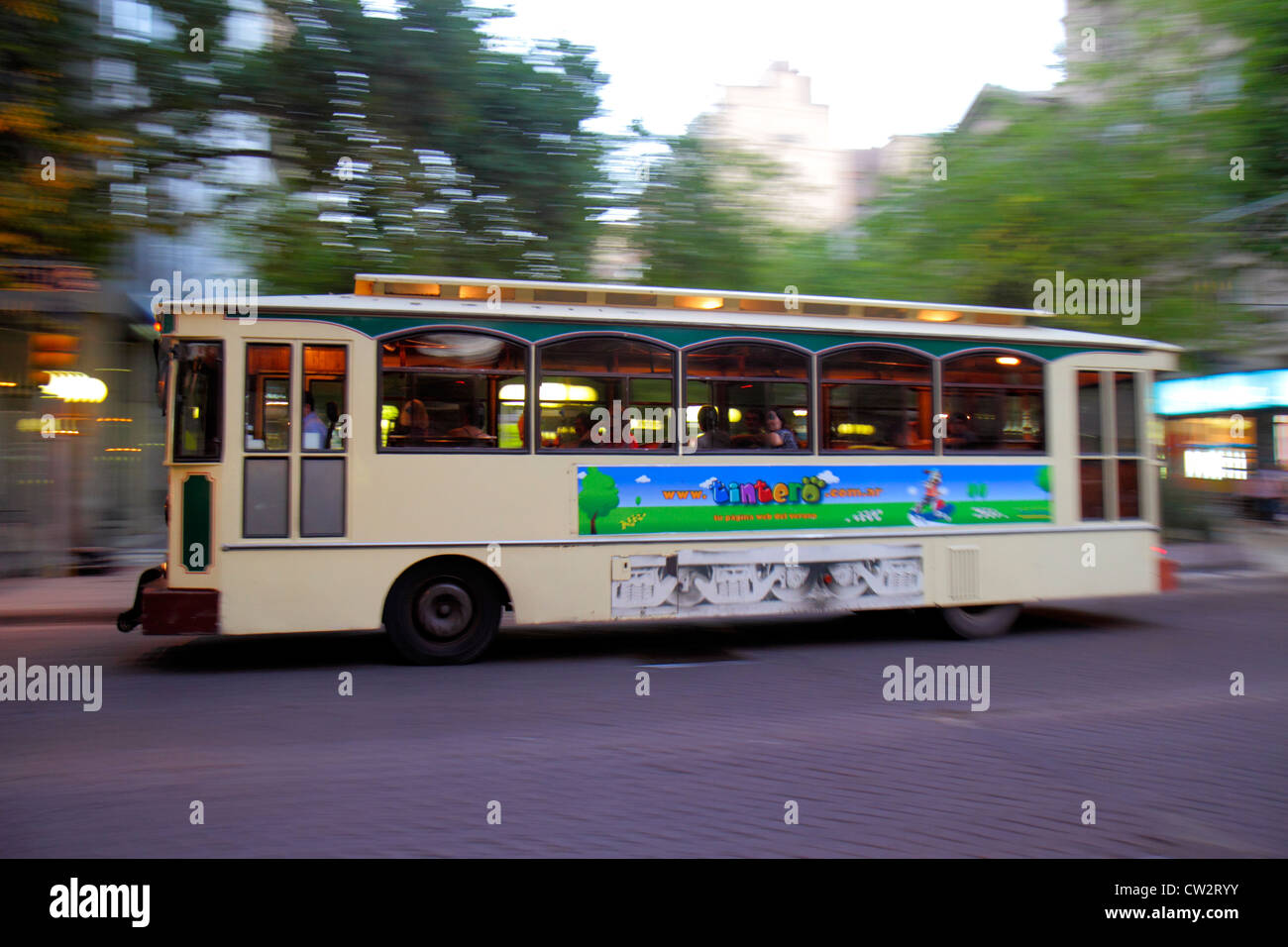 Nostalgia Trolley Bus High Resolution Stock Photography and Images - Alamy
