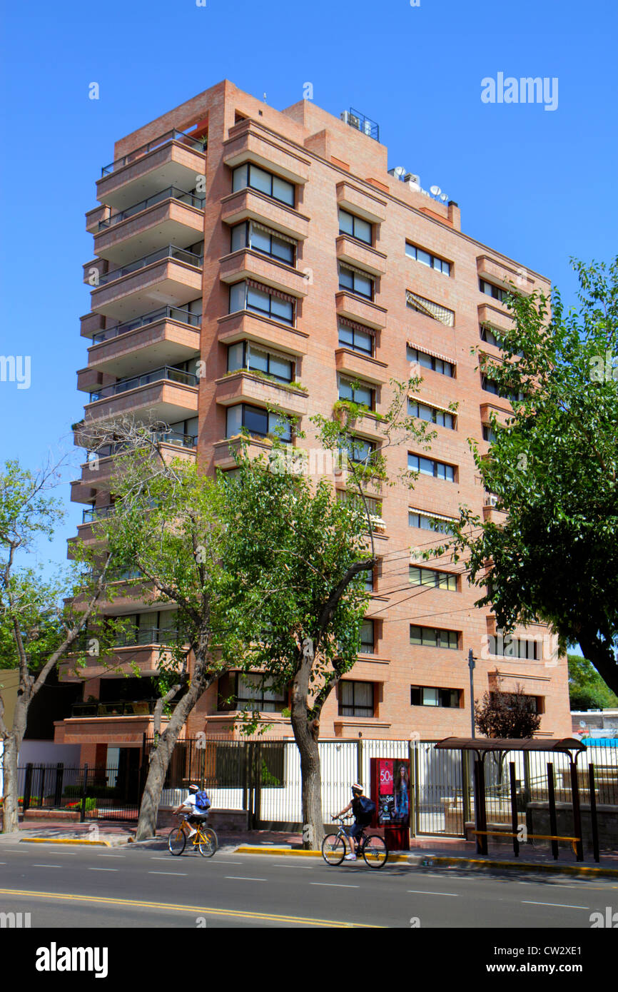 Mendoza Argentina,Avenida Emilio Civit,street scene,high rise