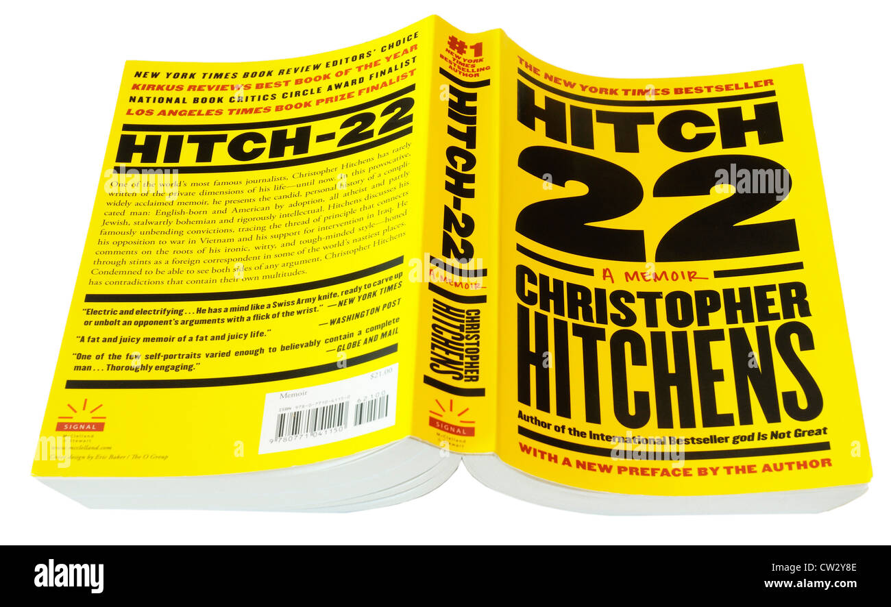 Christopher Hitchens autobiography Hitch22 Stock Photo Alamy