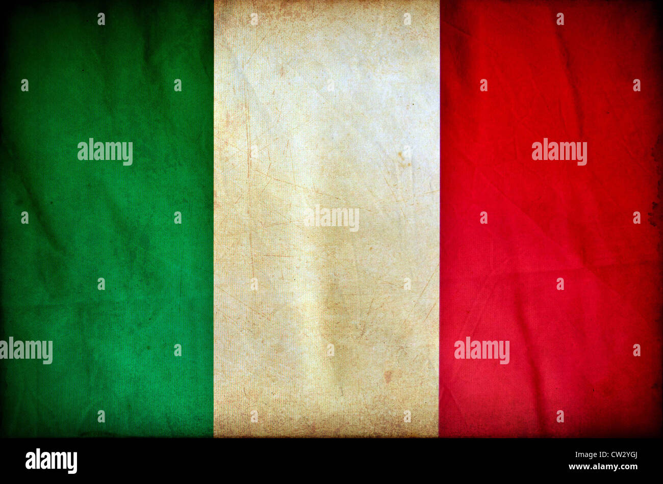 Italy grunge flag Stock Photo - Alamy