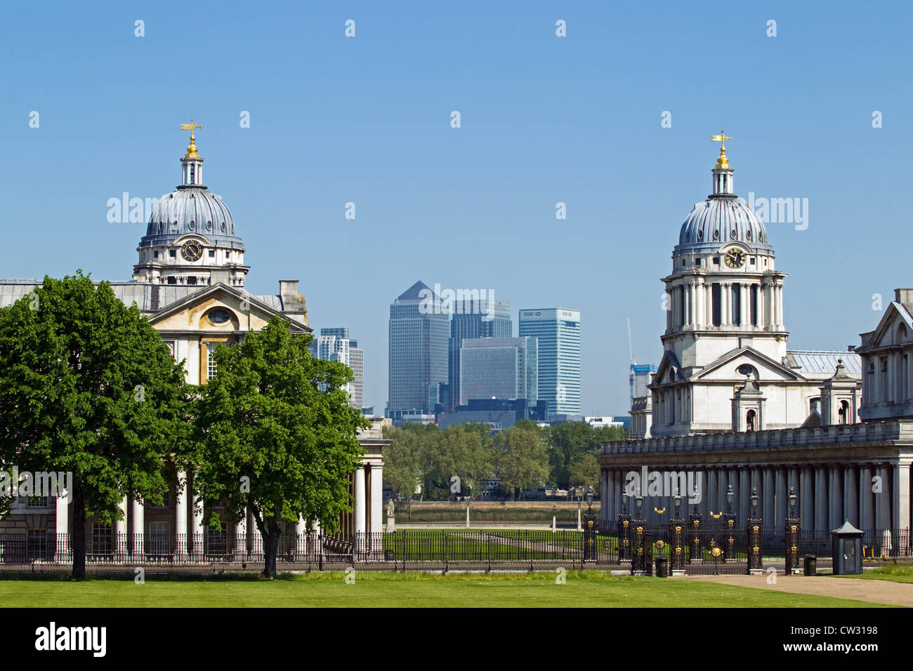 Old Royal Naval College, Greenwich, London, Sunday, May 27, 2012. Stock Photo