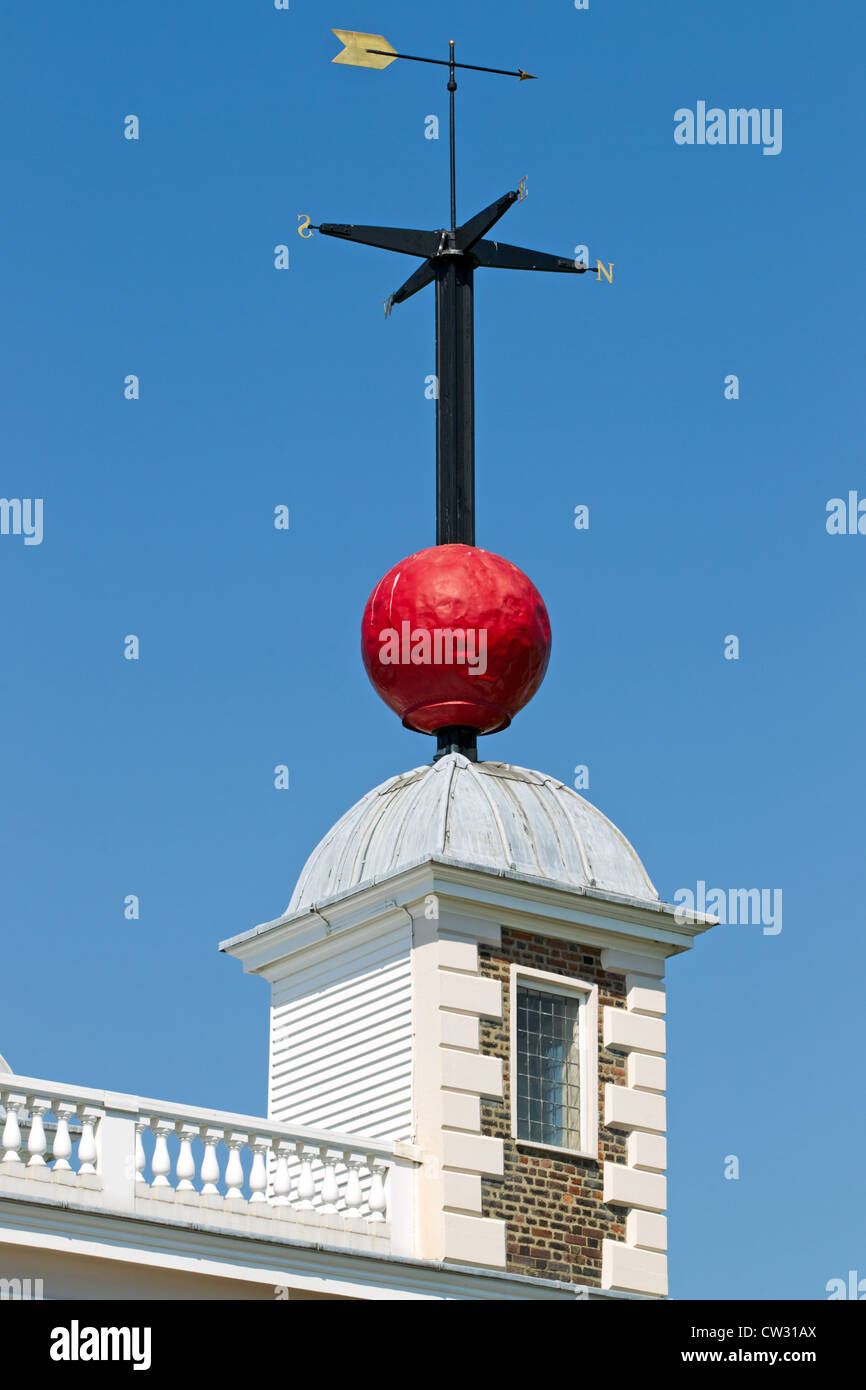 Time Ball, Royal Observatory, Greenwich, London, Sunday, May 27, 2012. Stock Photo