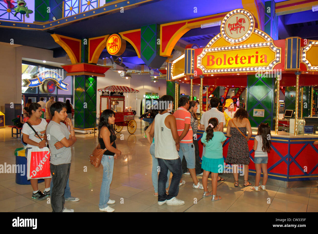 Mendoza Argentina,Villa Nueva,Mendoza Plaza,shopping shoppers shop shops market buying selling,store stores business businesses,mall,center,centre,Nev Stock Photo