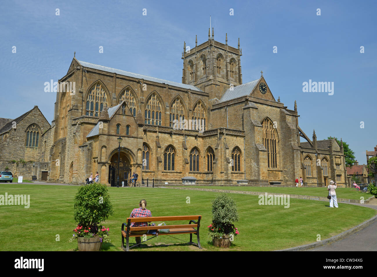 16th century Sherborne Abbey (Abbey Church of St. Mary the Virgin