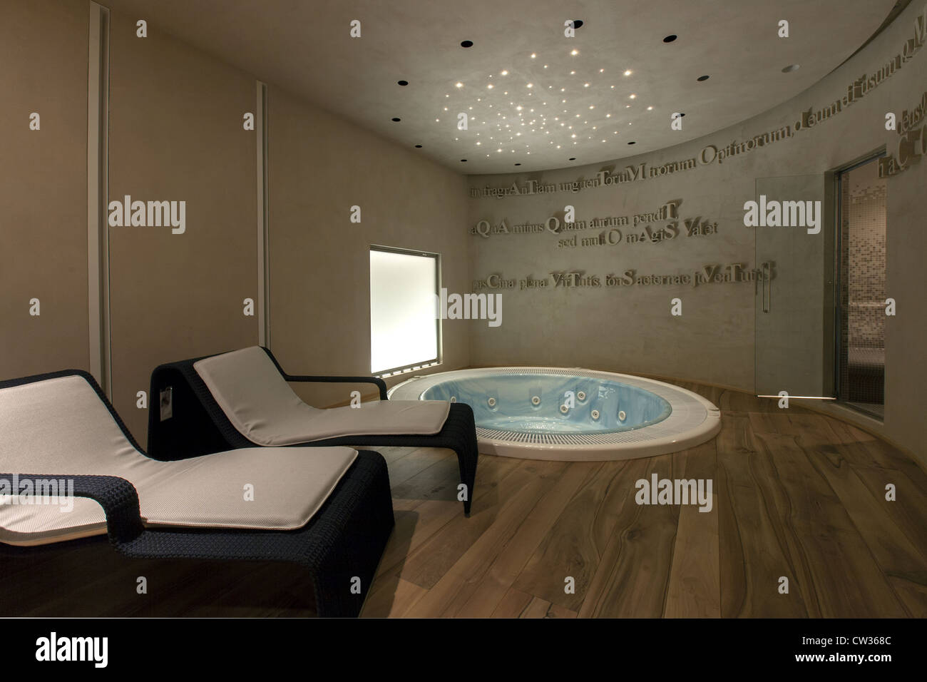 Thermal bath with pool in a hotel Stock Photo Alamy