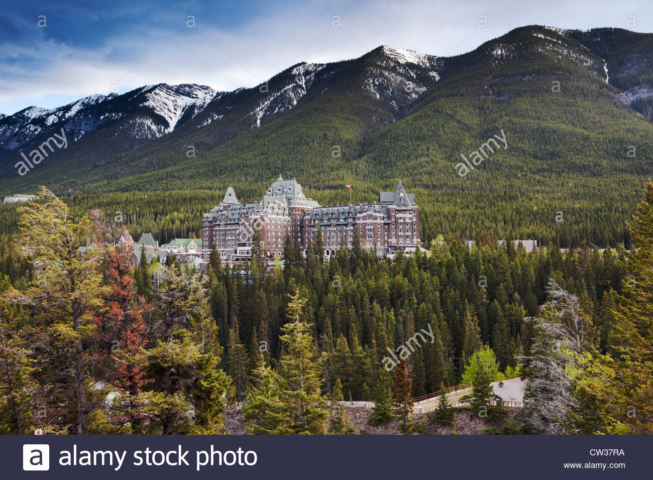 Fairmont Banff Springs Hotel Resort High Resolution Stock Photography ...