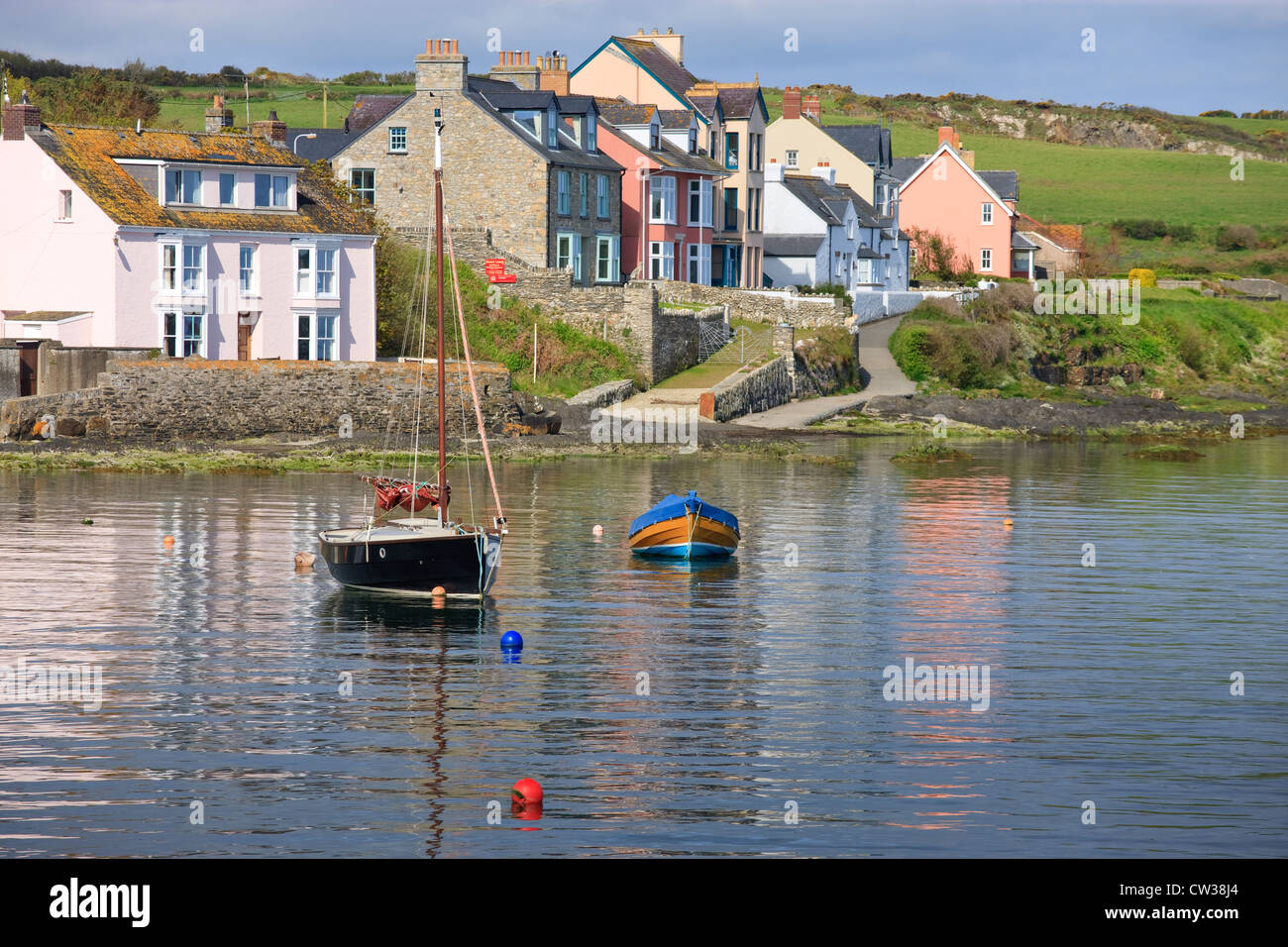 Parrog Newport Pembrokeshire Wales Stock Photo Alamy
