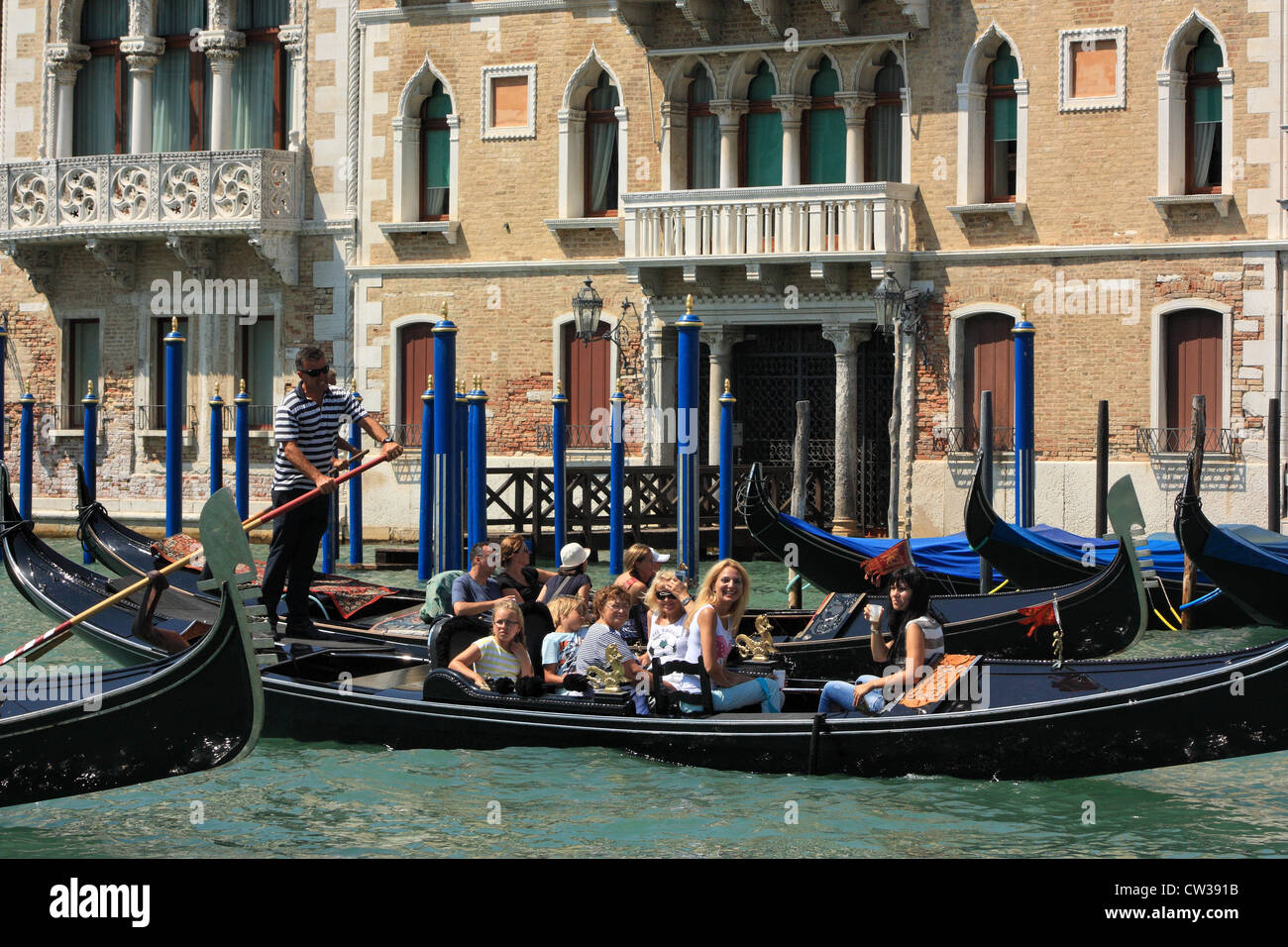 Gondola ride in Venice Stock Photo Alamy