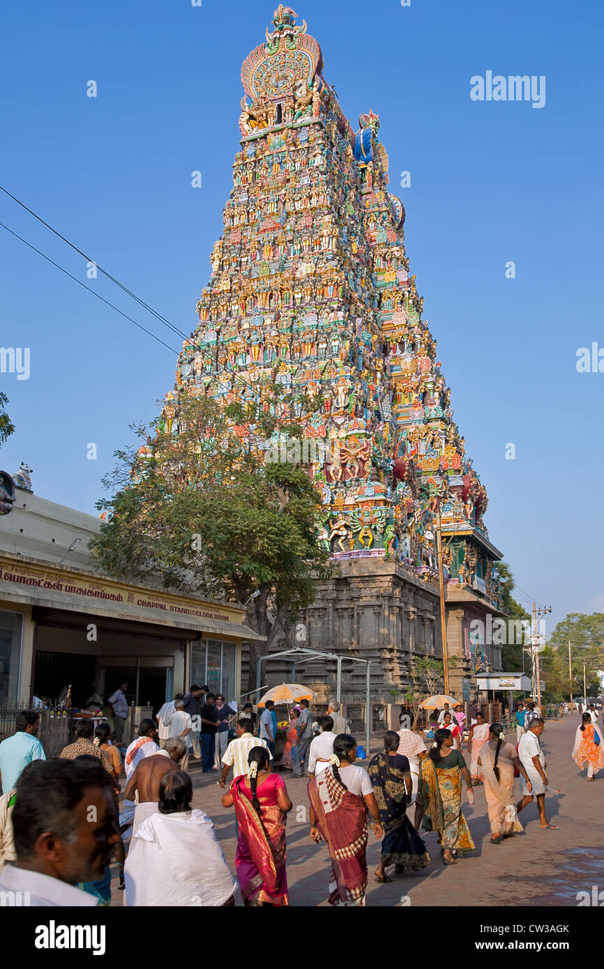 Madurai temple hi-res stock photography and images - Alamy