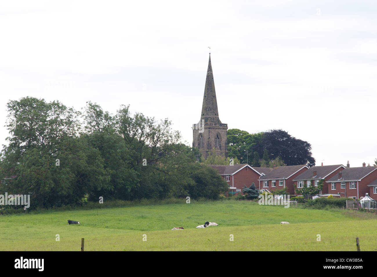 St Margarets church in stoke Golding Stock Photo