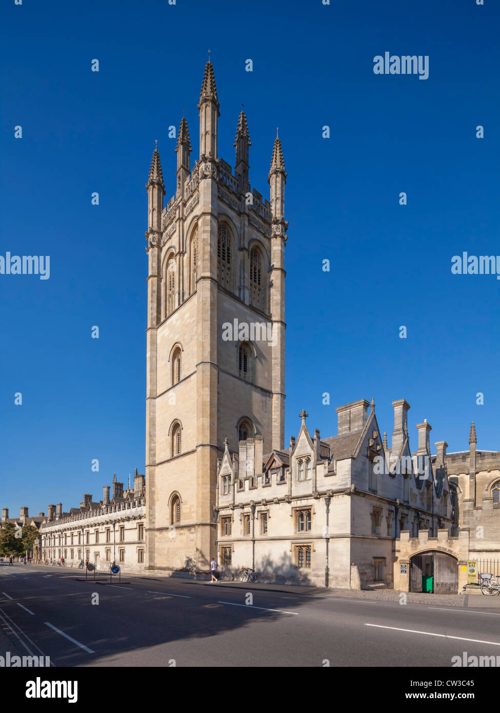 Magdalen College Great Tower, Oxford Stock Photo