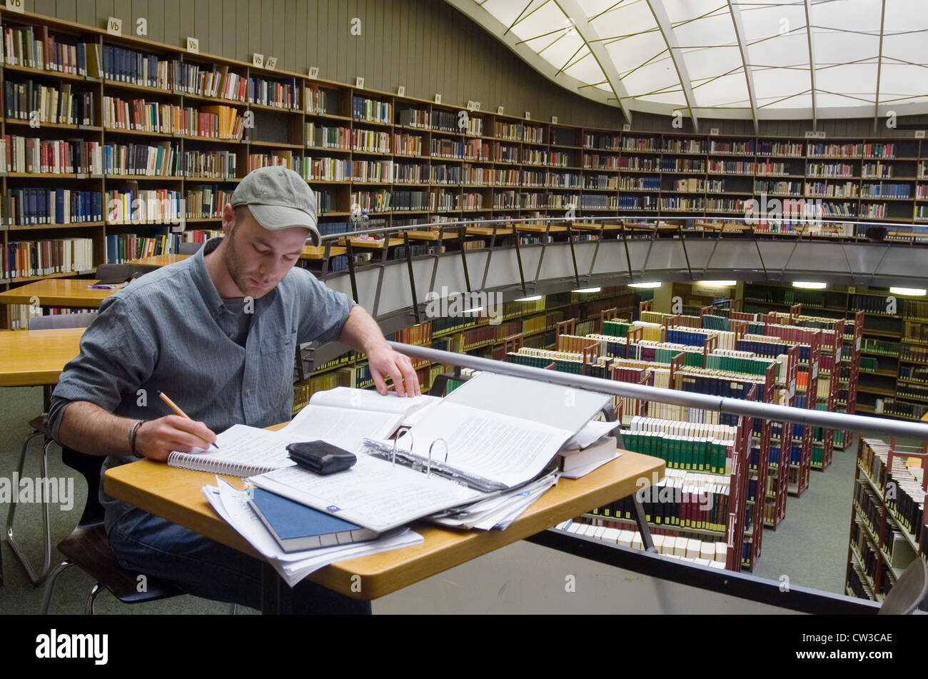 Library of the Albert-Ludwigs-University in Freiburg Stock Photo